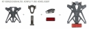 LighTech Kennzeichenhalter KIT T-Max 500 08-11 MIT Kit...