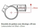 Lightech Lenkerschellen mit Offset +20mm (10°) 54,5mm