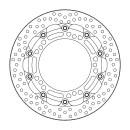 Motomaster Halo Floated 5,5 Racing Bremsscheibe Z 900 / Ninja 650 / Z650  vorne