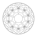 Motomaster Halo Floated 5.5 Racing Bremsscheibe Triumph Daytona 13- (incl. R-Modelle)/ Street Triple 675 13-17 inkl. R-Modell/ Street Triple 765 18-/ Daytona 765 20- vorne