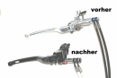 HEL-Performance® Edelstahl Adapter für Radial Bremspumpen oder Bremssättel