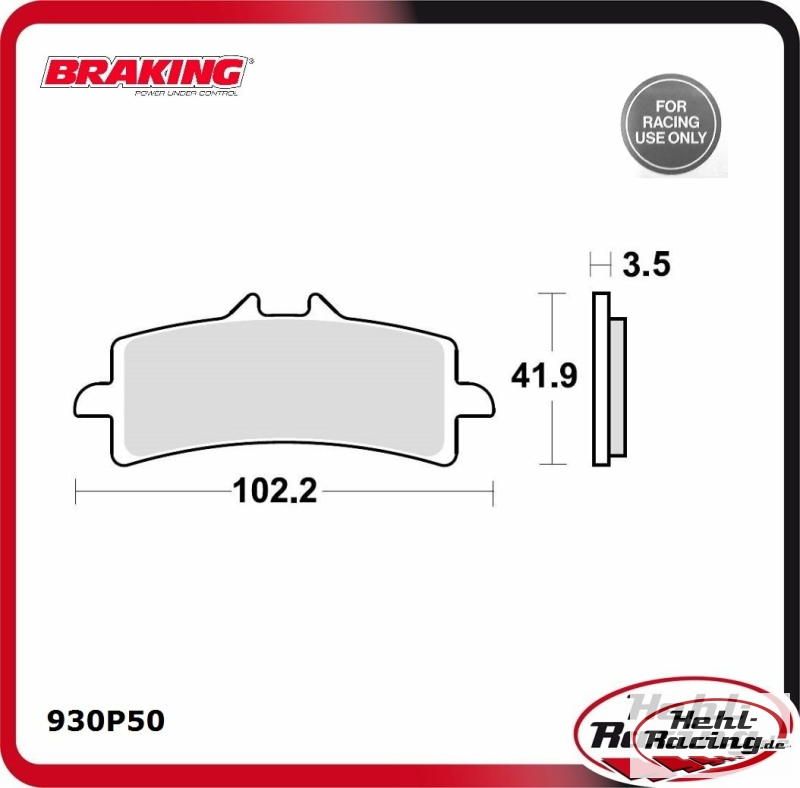 Braking Renn-Bremsbelag RACE P50930 vorne Aprilia/ BMW HP4 / Ducati /,  59,00 €