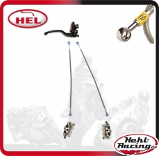 HEL Performance Stahlflex Bremsleitungskit vorne 2-teilig Honda XRV 750 L 1990-2003  (mit ABE)