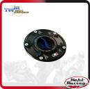 TWM Tankverschluss Quick action (Schnellverschluss) RS 125 - 6 holes 93-10 / RS 250 - 6 holes 94-03 / RSV 1000  2003 / TUONO 03-04 / RS660 schwarz