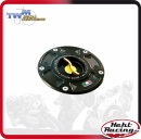TWM Tankverschluss Quick action (Schnellverschluss) RS 125 - 6 holes 93-10 / RS 250 - 6 holes 94-03 / RSV 1000  2003 / TUONO 03-04 / RS660 schwarz