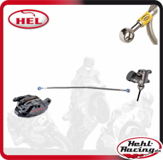 HEL Performance Stahlflex Bremsleitungskit hinten 1-teilig Yamaha FZ6 Fazer 2004 - 2006 (mit ABE)