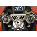 Jetprime Alu-Gabelbrücke Racing oben ( magnesium-farben )  Ducati Panigale V2 20-