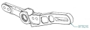 Schalthebel silber