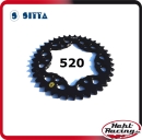 sitta Alu Kettenrad schwarz eloxiert 520T Aprilia 42