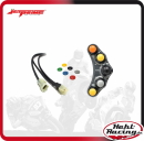 Jetprime Racing Lenkerschalter links Kawasaki ZX10-R 16-20  plug & play (CNC gefräßt titan eloxiert)