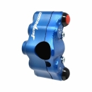 Jetprime Lenkerschalter (race)  links Aprilia RSV4  17- / Tuono V4 17- plug & play (CNC gefräßt, blau eloxiert)