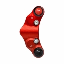 Jetprime Lenkerschalter (race)  links Ducati Panigale V4  plug & play (CNC gefräßt rot eloxiert)