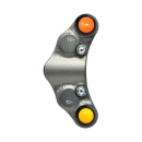 Jetprime Lenkerschalter (race)  links Aprilia RS 660 20- / Tuono 660 21- plug & play titan eloxiert