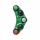 Jetprime Lenkerschalter (street) links Kawasaki ZX10-R 16-  plug & play (CNC gefräßt) grün