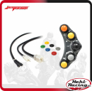 Jetprime Lenkerschalter (street) links Kawasaki Ninja 400 18-21  plug & play (CNC gefräßt) titan