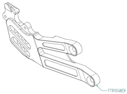 LighTech Grundplatte 2 rechts silber FTRAP007