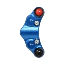 Jetprime Lenkerschalter (street) links Yamaha MT-09 21-  plug & play (CNC gefräßt) blau