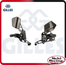GILLES AS31-GT Fußrastenanlage schwarz Honda CBR1000RR 04-07
