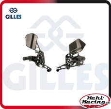 GILLES AS31-GT Fußrastenanlage schwarz Honda CBR1000RR 08-11