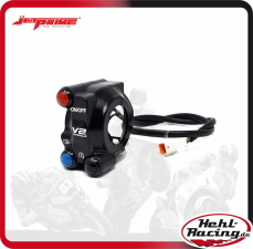 Jetprime Gasgriffschale mit Lenkerschaltereinheit gefräst Ducati V2  plug & play