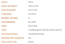 Motomaster Nitro Floated Bremsscheibe KTM / CF Moto vorne