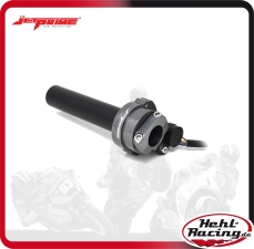 Jetprime Gasgriffschale mit Lenkerschaltereinheit gefräst Triumph 765 17- / Daytona 660 24- plug & play