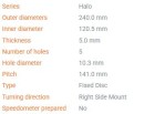 Motomaster Halo Bremsscheibe Suzuiki hinten