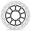 Motomaster Flame Floated Bremsscheibe Triumph Daytona 660 24-25 / Street Triple 765 R/RS 23-25  vorne links