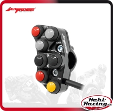 Jetprime Lenkerschalter (race)  links Aprilia RSV4  21-  plug & play (CNC gefräßt) schwarz