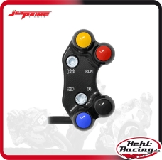 Jetprime Lenkerschalter (street)  rechts Ducati Panigale / Streetfighter V2 / V2S  2025- plug & play (CNC gefräßt) schwarz (versetzte Löcher)