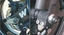 Gabel- und Schwingenprotektoren Racing Yamaha R1 02-13 / R6 03-13