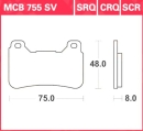Sintermetallbremsbelag MCB 755 SRQ  Honda CBR 600 RR  05-16 / CBR 1000 RR 04-16 (Sinter Road Racing ohne ABE)