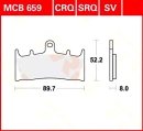 Hypercarbonbremsbelag MCB 659 CRQ SUZUKI TL 1000 R (AM)...
