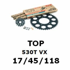 Kettenkit "TOP" 530 VX  Yamaha YZF-R1 06-08 (Teilung und Übersetzung wie original)