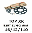 Kettenkit "TOPXR" 525 ZVM-X S&S  Aprilia RSV4 Factory APRC / SE 11-  (Teilung und Übersetzung wie original)