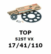 Kettenkit "TOP" 525 VX Kawasaki ZX-10R 08-10  (Teilung und Übersetzung wie original)