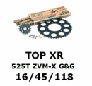 Kettenkit "TOPXR" 525 ZVM-X G&G KTM 950...