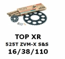 Kettenkit "TOPXR" 525 ZVM-X S&S  KTM 990...