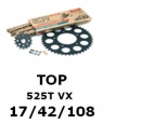 Kettenkit "TOP" 525 VX  Aprilia RSV 1000 Mille...
