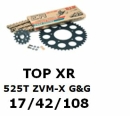 Kettenkit "TOPXR" 525 ZVM-X G&G  Aprilia...