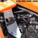 GBRacing Rahmenprotektoren KTM RC8 08-13 incl. R-Modell