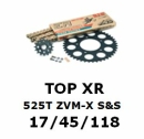 Kettenkit "TOPXR" 525 ZVM-X S&S BMW S1000R...