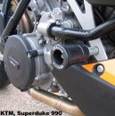 GBRacing Rahmenprotektoren SET unten KTM 990 Super Duke 990 incl. R Modell