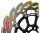 Motomaster Flame Floated 5.5 Racing Bremsscheibe SUZUKI GSX-R 1000 17-/ GSX-R 1000 R 17- vorne rechts