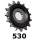 Ritzel 530T 16Z Honda CBR 1000 RR 04-14 (530 ist Serienteilung) / CBR900/954 RR 00-03 / VTR 1000 SP1 / SP2