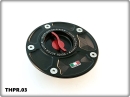 TWM Tankverschluss Quick action (Schnellverschluss) Honda CBR 1000 RR 17- / CBR 500 F / R 16- / CBR 650 F 15- / CB1000 Hornet 25- / CRF1000 AT 16- rot