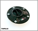 TWM Tankverschluss Quick action (Schnellverschluss) Honda CBR 1000 RR 17- / CBR 500 F / R 16- / CBR 650 F 15- / CB1000 Hornet 25- / CRF1000 AT 16- rot