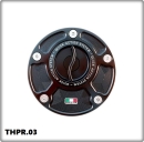 TWM Tankverschluss Quick action (Schnellverschluss) Honda CBR 1000 RR 17- / CBR 500 F / R 16- / CBR 650 F 15- / CB1000 Hornet 25- / CRF1000 AT 16- rot