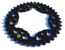 sitta Alu Kettenrad schwarz eloxiert 43Z 530T Yamaha /...