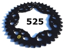 sitta Kettenrad Alu 41Zähne (schwarz eloxiert) 525T...